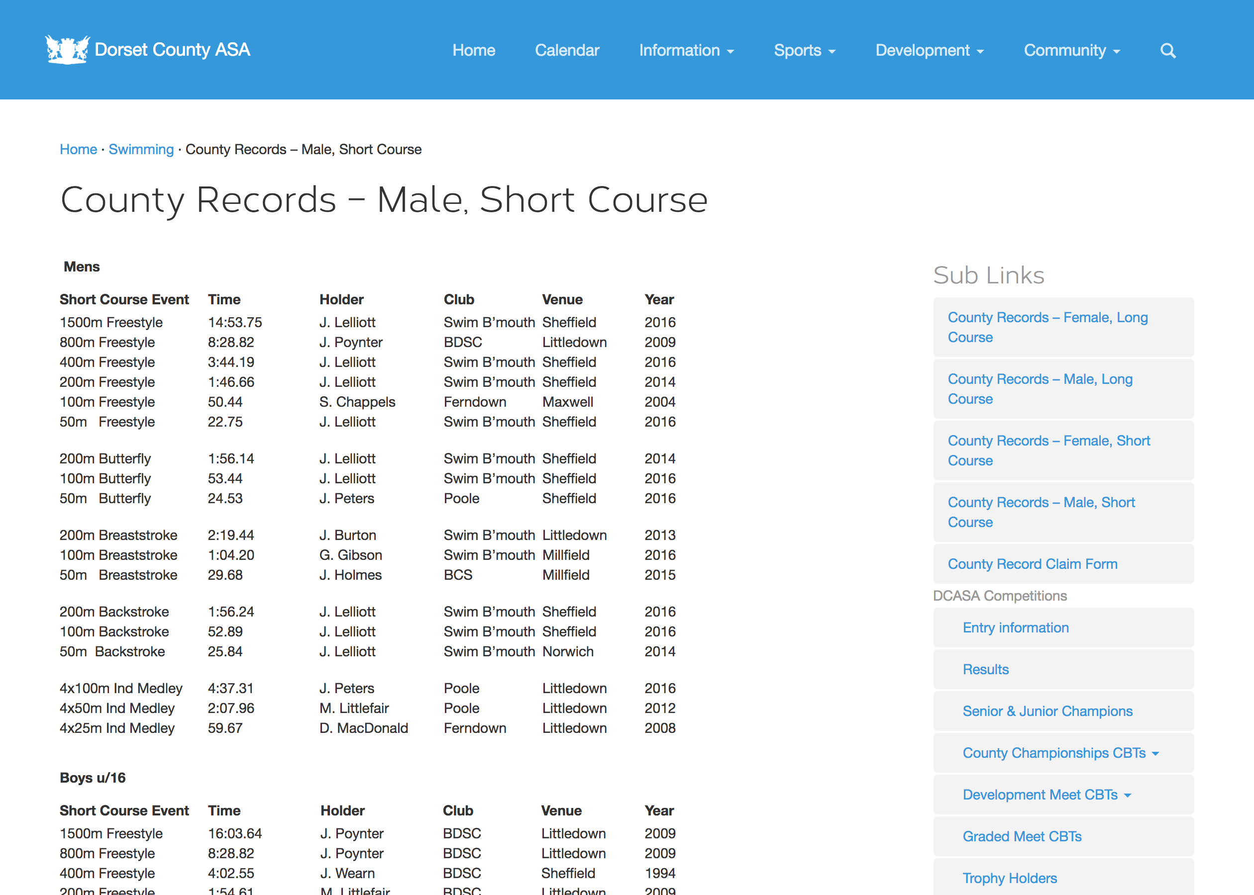 DorsetASA Screenshot 3