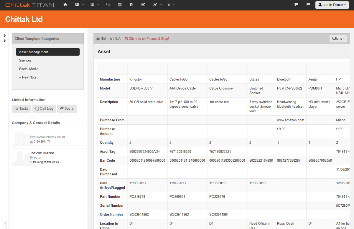TITAN CRM Screenshot 1